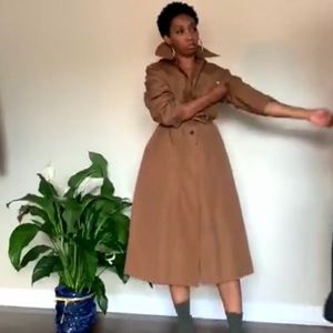 Tan/brown Vintage Trench coat